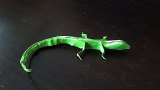 도마뱀 종이접기 Origami Lizard  Designed by Lee Won pyo