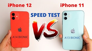 iPhone 12 vs iPhone 11 Speed Test | A13 bionic vs A14 Bionic Speed Test ( Hindi )