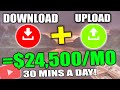 How to Make Money on YouTube WITHOUT Making Videos By Downloading and Uploading Content ($24,500/Mo)