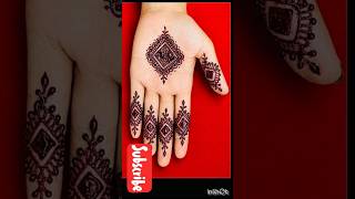 Stylish Square Tikki Mehndi Design 2026 | Easy Arabic Mehndi Design | Beautiful Front Hand Mehndi
