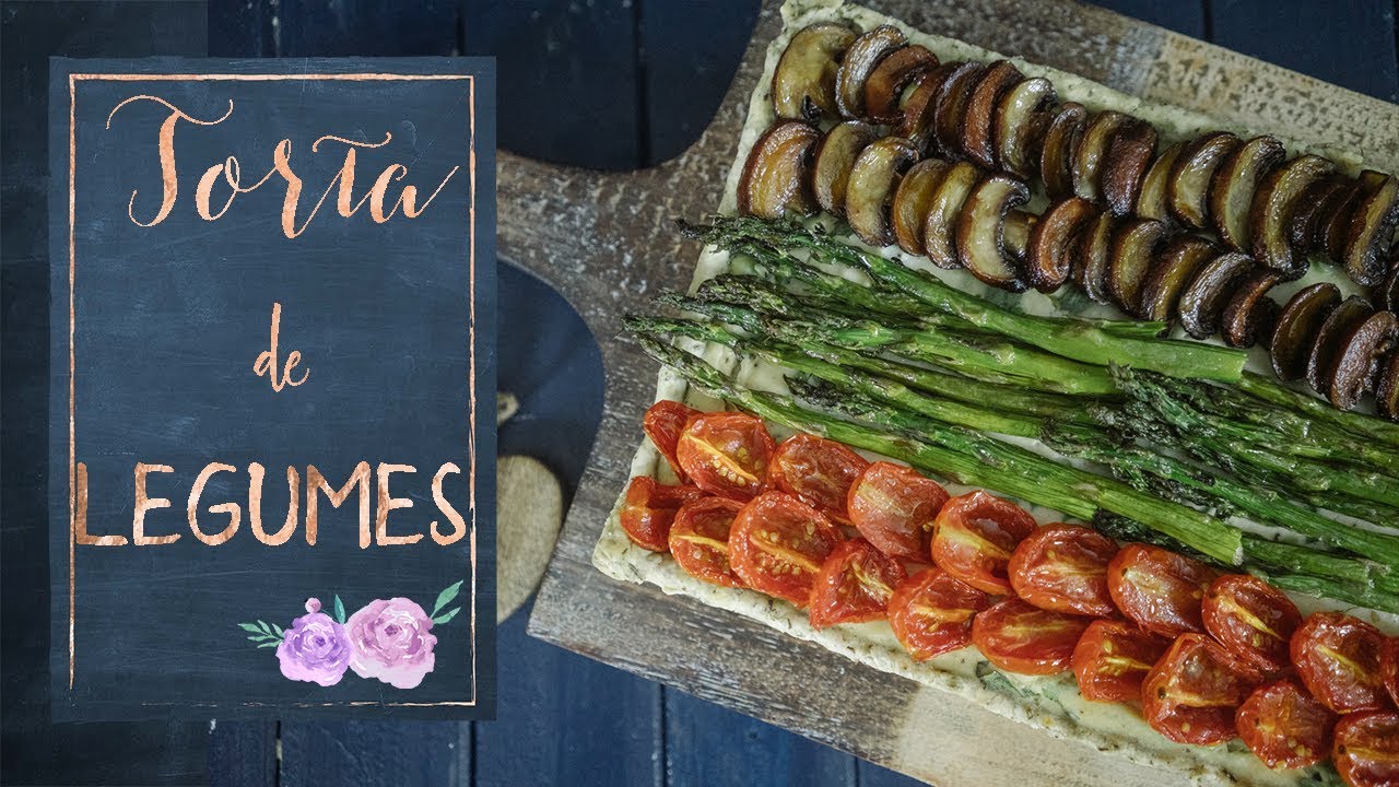 TORTA DE LEGUMES VEGANA