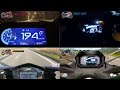 Honda cbr65or  yamaha yzf r7  aprilia rs660  kawasaki ninja 650  acceleration top speed