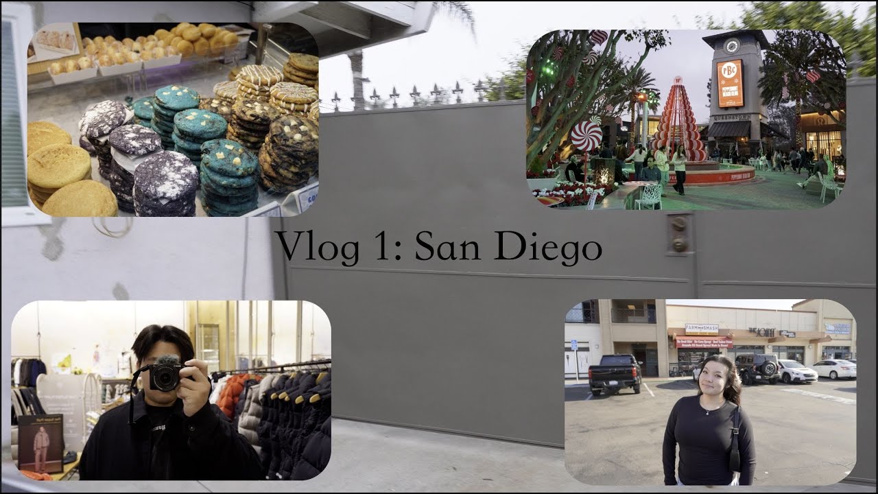 We Tried a Viral TikTok Food in San Diego… & Visited a Haunted Hotel 🎄👻