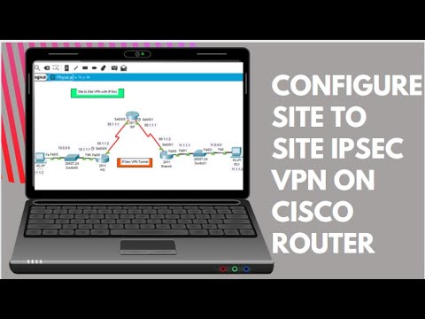 How to Configure Site to Site IPSec VPN on Cisco Router - YouTube