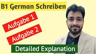 SCHREIBEN B1 Level Exam| Full Explanation with Answers|