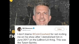 Bill Simmons Dunks On Colin Cowherd Over Lebron James Take