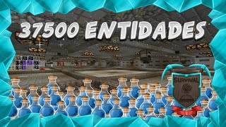 Survival 1.7 Ep138, Un chunk con 37500 entidades