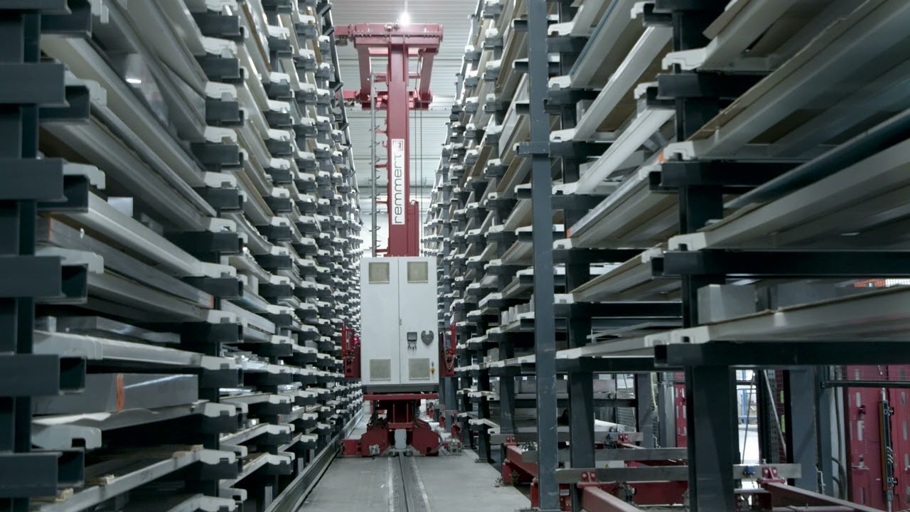 Lager und Materialfluss für Aluminium Halbzeuge | Storage and Material Flow for Aluminium Workpieces