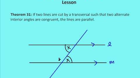 5.2 Proving that Lines are Parallel (Lesson)