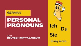 Master German Pronouns in Minutes! | ich, du, er, sie, es… Made Super Easy! Master German Pronouns in Minutes! | ich, du, er, sie, es… Made Super Easy!