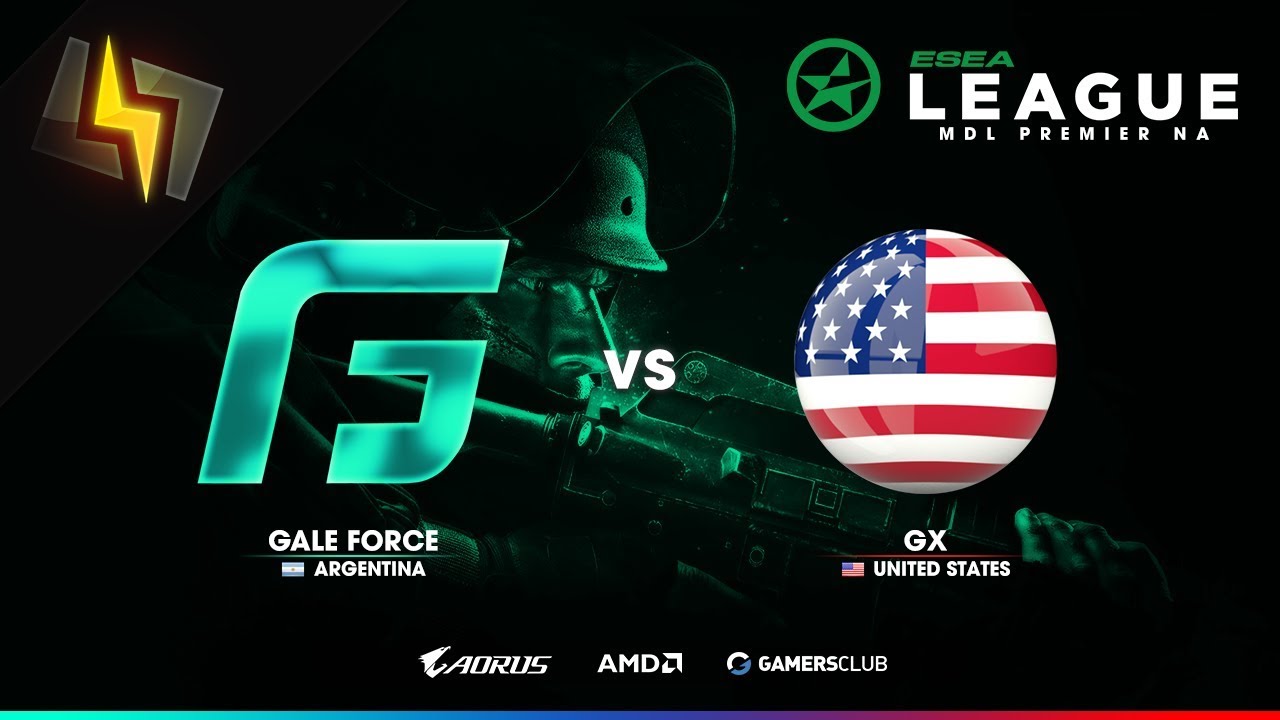 [ES] Gale Force vs GX | ESEA MDL Premier NA | S26 | BO1 | Mirage