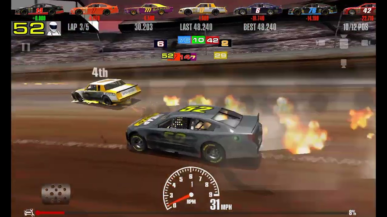 Stock Car Racing Choose 18 different cars from the golden-era trucks right up modern-era stock cars.