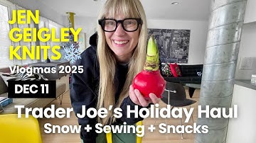 VLOGMAS DAY 11 2025 | Trader Joe’s Holiday Haul, Snowy Day Vibes + More IKEA Gift Bags