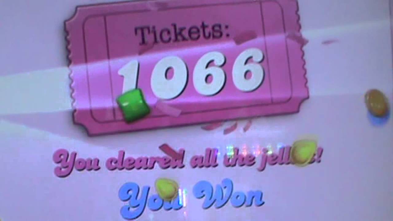 WINNING 1000 TICKETS At The Candy Crush Arcade Game Once Again YouTube WINNING 1000 TICKETS At The Candy Crush Arcade Game Once Again YouTube