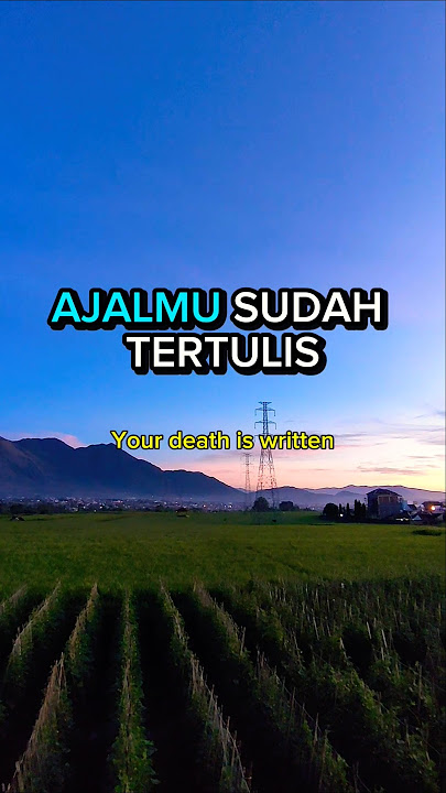 Karena semua sudah tertulis tugas kita hanya menjemput dengan ikhtiar #quotes #fromkatabijak #fyp