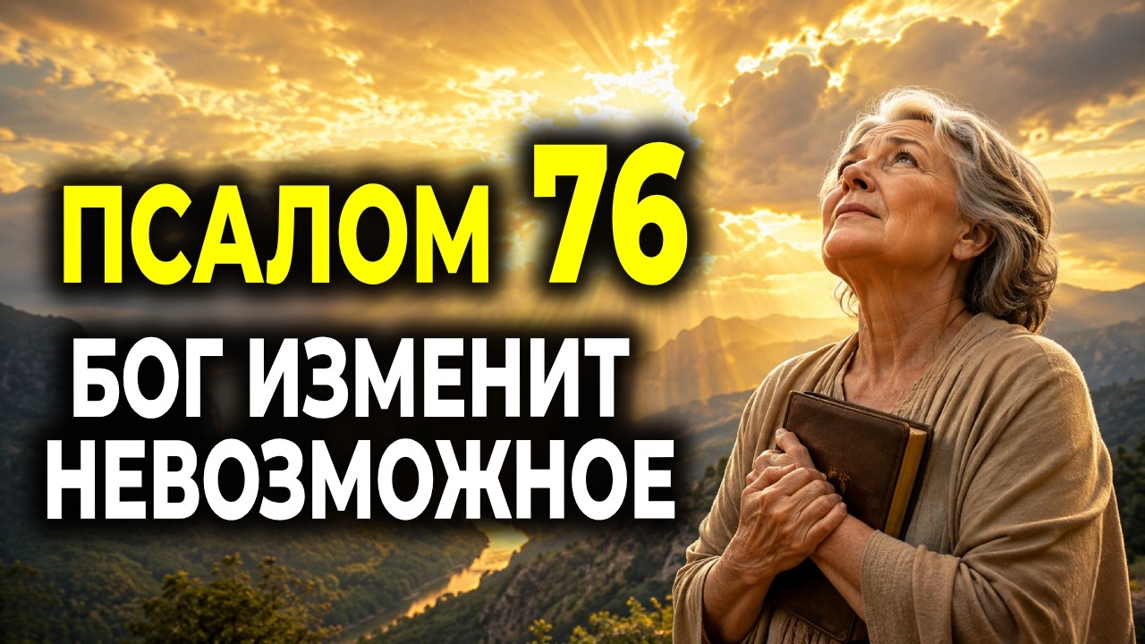 ПСАЛОМ 76 ДЛЯ НЕВОЗМОЖНОЙ СИТУАЦИИ — ГОСПОДЬ ИЗМЕНИТ ВСЁ — Transcript