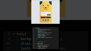 modern Login Page UI design website using HTML, CSS &amp; JavaScript 🔐 #youtubeshorts #coding