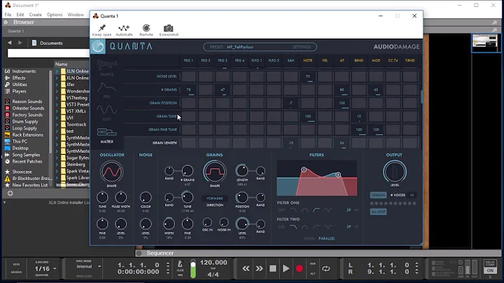 QUANTA - Granular Synthesis Re-Imagined - VST Demo - Coming To iOS Soon