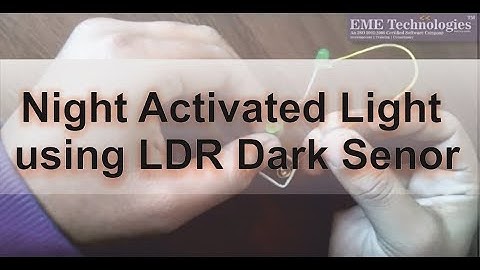 Night Activated Light using LDR | Dark Sensor