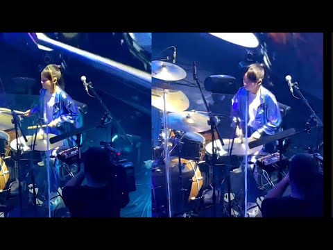 妞妞周末演出现场#现场实拍#广州#架子鼓演奏#8090经典怀旧