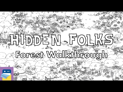 Hidden Folks: Forest Walkthrough Guide & Locations & iOS iPad Air 2 Gameplay (by Adriaan de Jongh) - YouTube