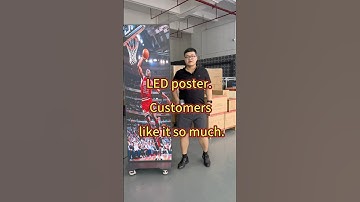 Indoor Led poster, high-definition, good display effect. If you like it, please contact me. #ledger