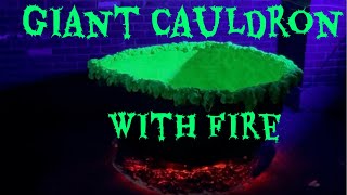 Building The Cauldron Fire From Greatstuff Foam