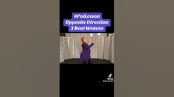 Pt3 Poi Opposite Direction 3 Beat Weaves #español #Poi #PoiLesson #PoiTutorial #PoiDance  #FlowArts