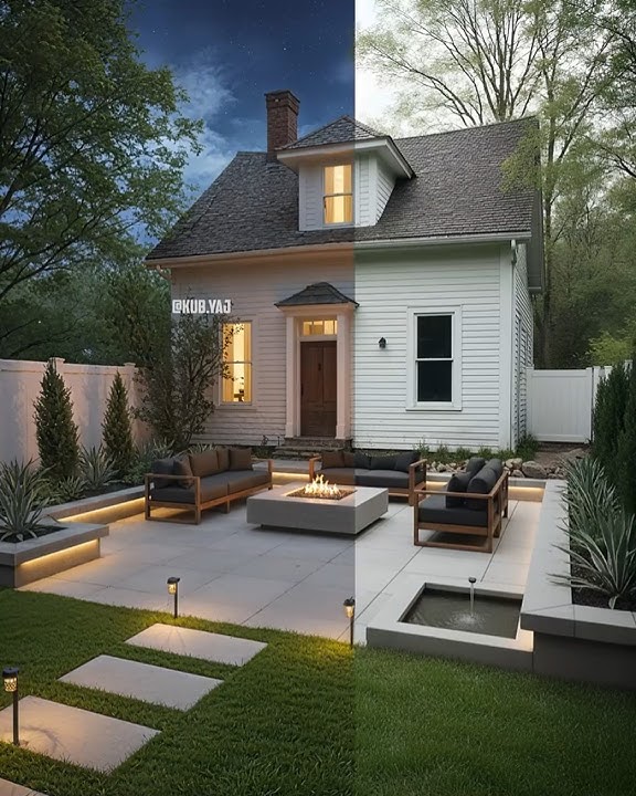 Impossible Abandoned to Luxury Modern Backyard