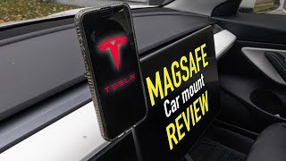 ESR MagSafe Car Mount for Tesla – Foldable Dashboard Phone Holder Review