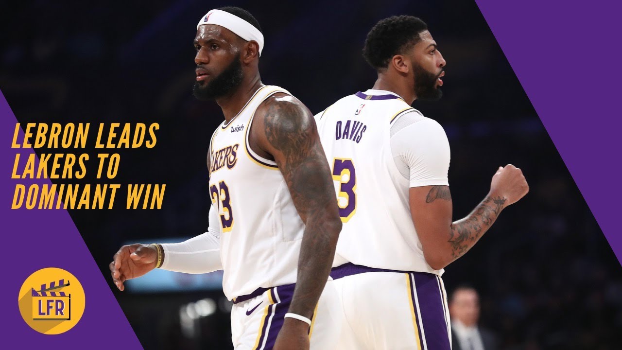 LeBron Leads Lakers to Dominant Win over Golden State - YouTube