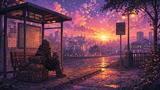 A Quiet Place to Wait 🌆 | Calm City Bus Stop Ambience (1 Hour) screenshot 5