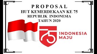 75th Indonesian Independence Day Proposal 2020 (Free Word File Download)