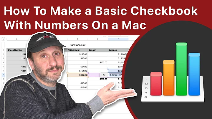 How To Make a Basic Checkbook Spreadsheet With Numbers On a Mac