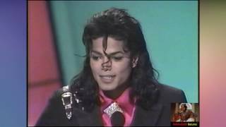 '89  Michael Jackson Receives Award from Elizabeth Taylor (KOP Title) and Eddie Murphy (HD1080i)