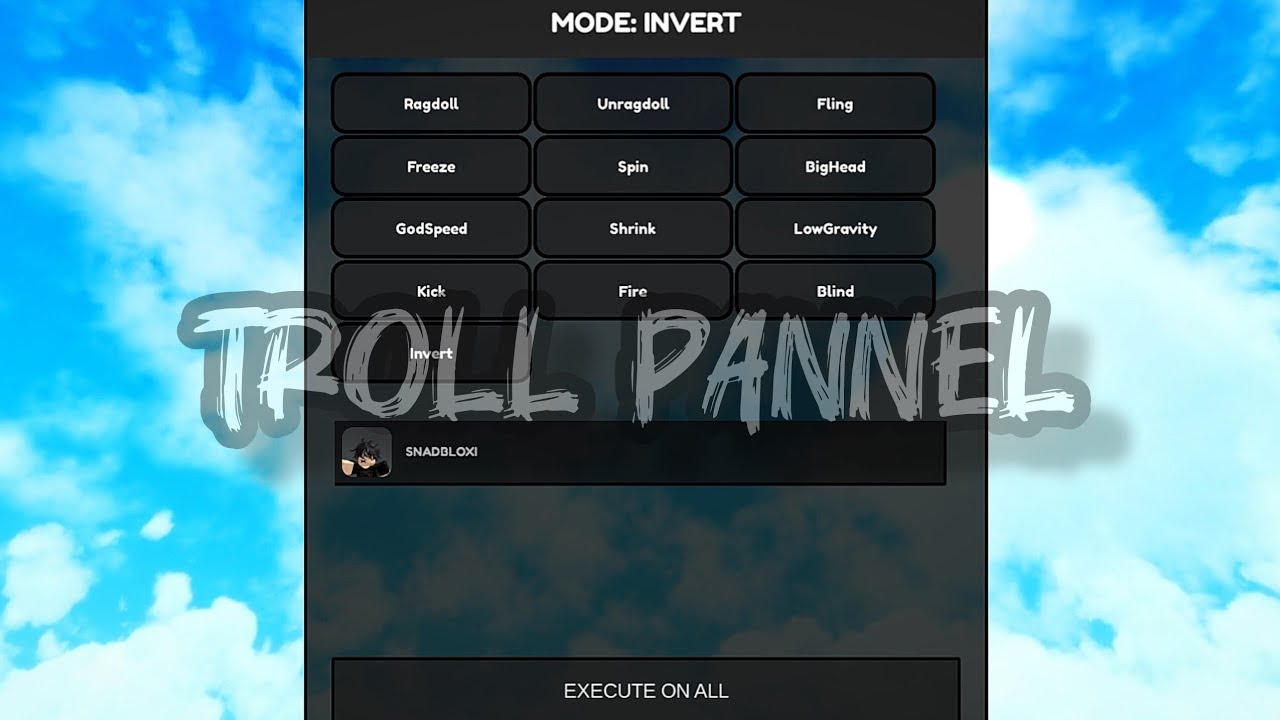 [Free Model] How To Make Troll Pannel V1 In Studio Lite - YouTube