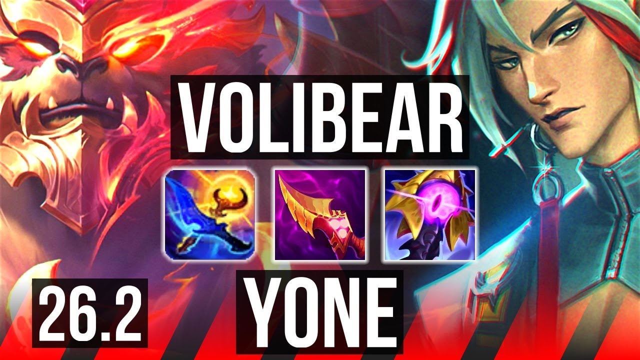 VOLIBEAR vs YONE (TOP) | KR Master | 26.2