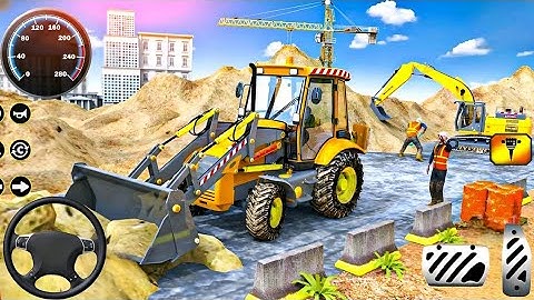 Tunnel Construction Sim 2025 - Mega Machines JCB Simulator 3D - Android GamePlay