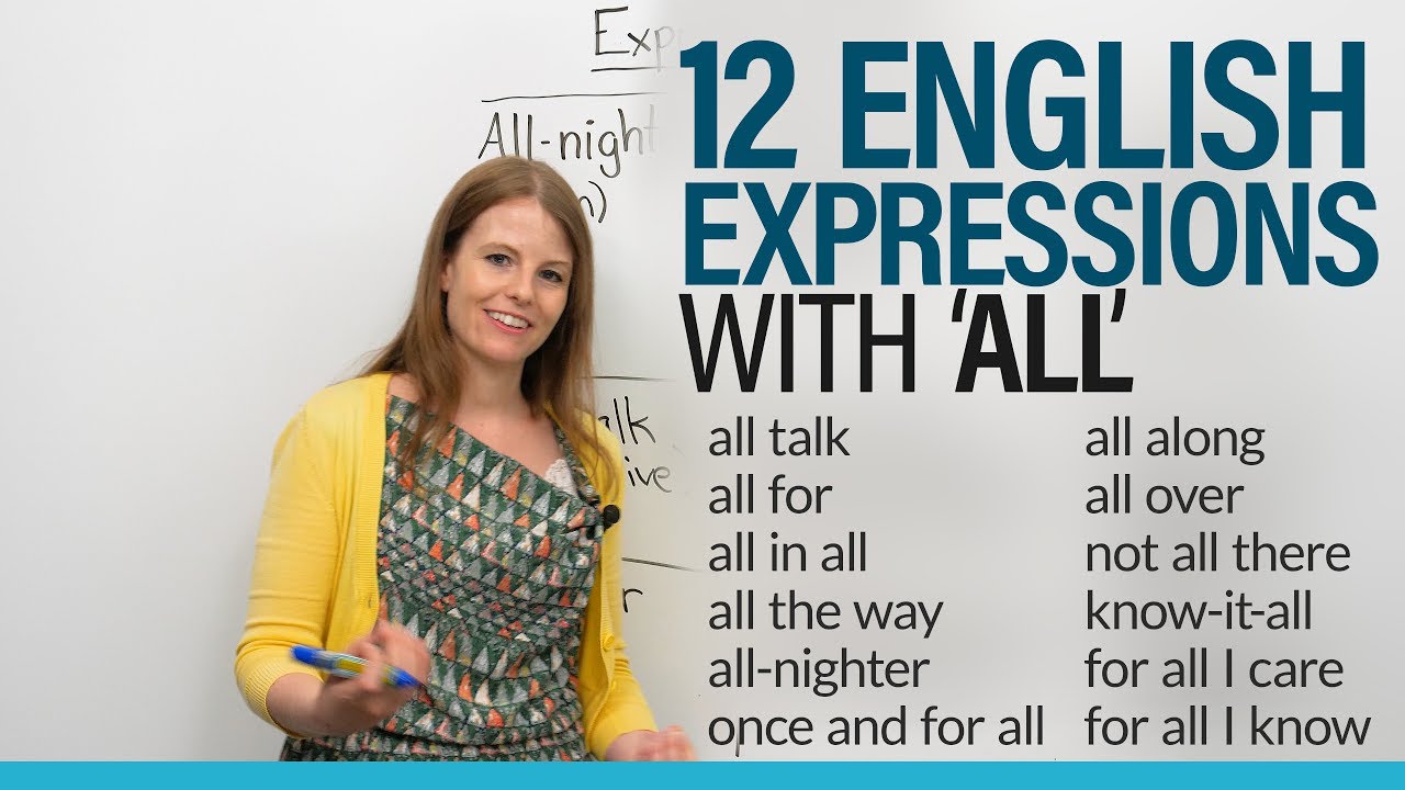 12 English Expressions with ALL
