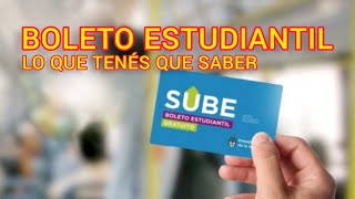 Cómo activar el boleto estudiantil en la SUBE: requisitos, precios, condiciones