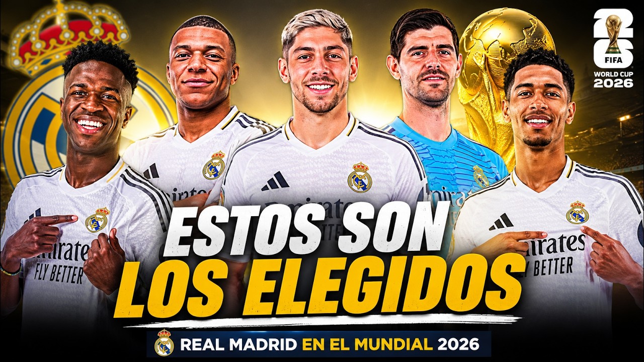 ESTOS SON LOS JUGADORES DEL REAL MADRID QUE VAN AL MUNDIAL #realmadrid ...