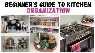 Beginner’s guide to kitchen organization | Kitchen organization tips and ideas