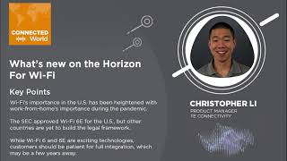 What's on the Horizon for Wi-Fi | CONNECTED World