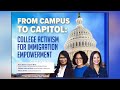 From campus to capitol college activism for immigration empowerment