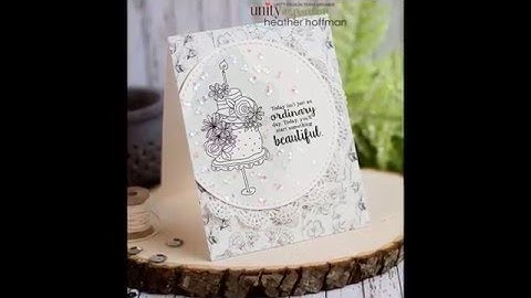 Unity Stamp Quick Tip -Sparkly Starry Background