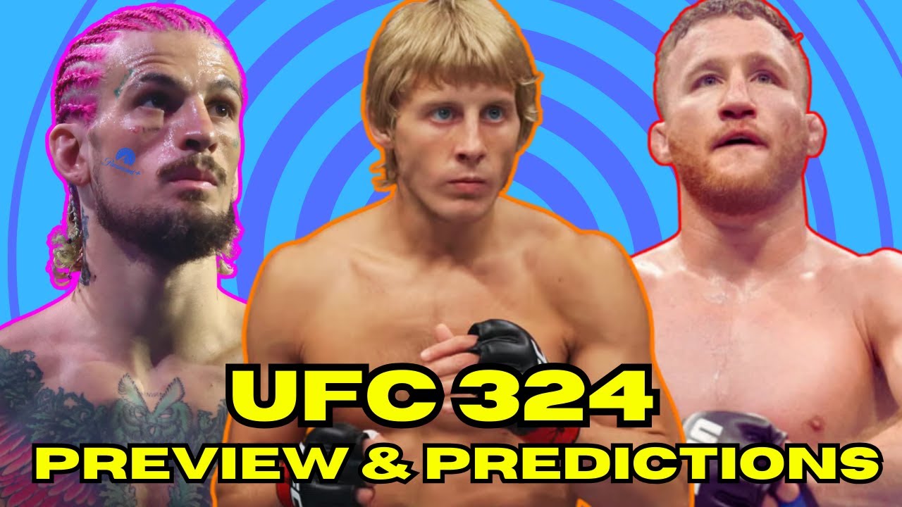 UFC 324 Will Paddy Pimblett earn his shot vs Ilia Topuria? Preview & Predictions | Full Card Picks