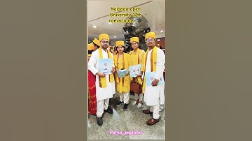 Nalanda open University 17th convocation 🎓#nalandaopenuniversity #convocation2025 #viralshorts