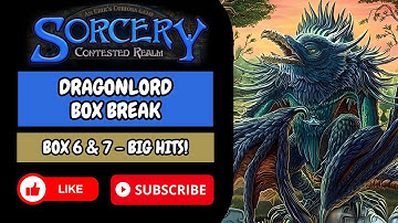 Sorcery Contested Realm - Dragonlord - Box 6 & 7 - Big Foil hits!