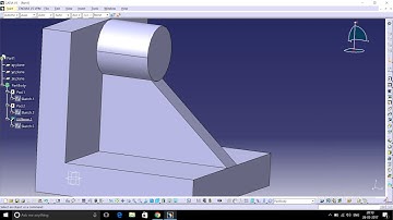 Catia V5 Part Design Stiffener