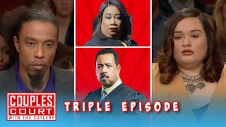 Triple Episode: The Court Hires a Former Military Interrogator to Determine Cheating | Couples Court